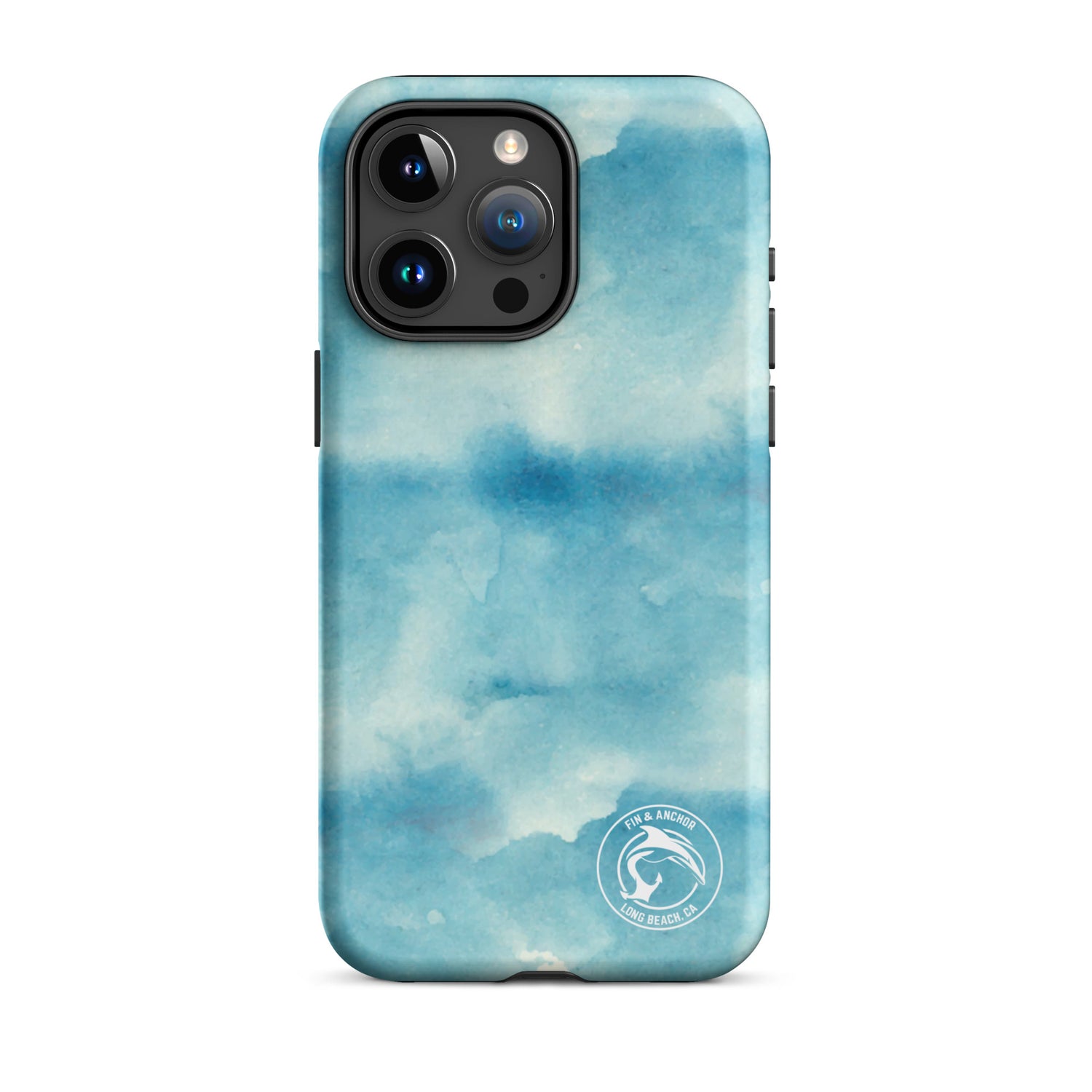 Blue Storm Watercolor Tough Case for iPhone®