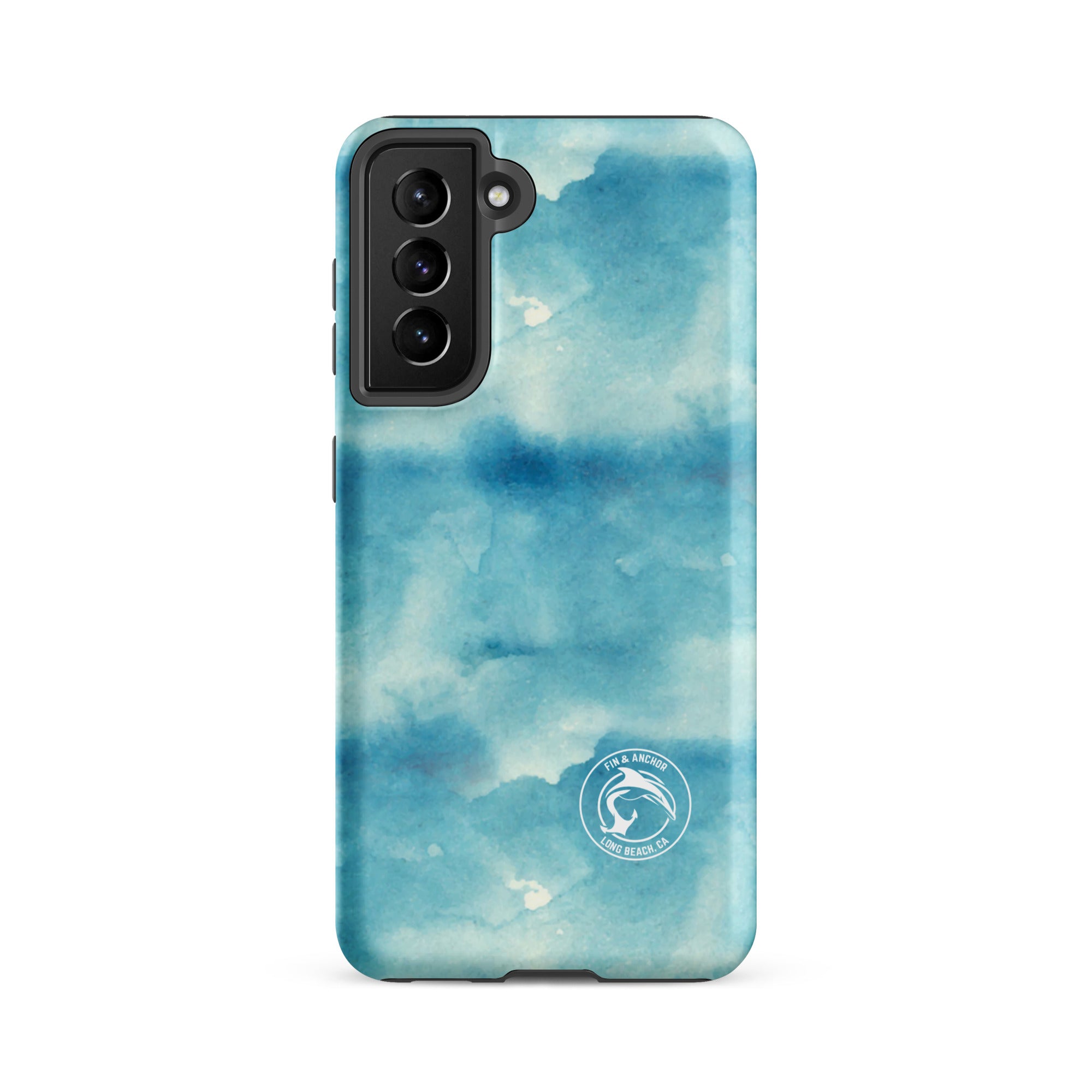 Blue Storm Watercolor Tough Case for Samsung®