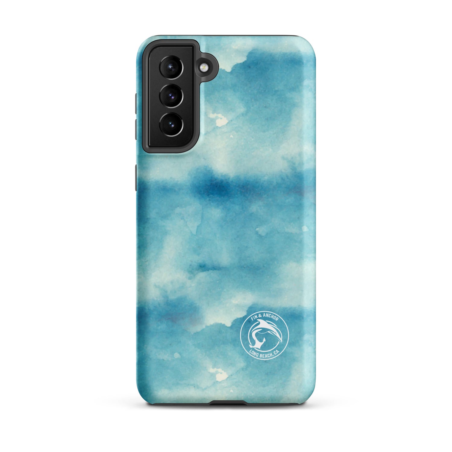 Blue Storm Watercolor Tough Case for Samsung®