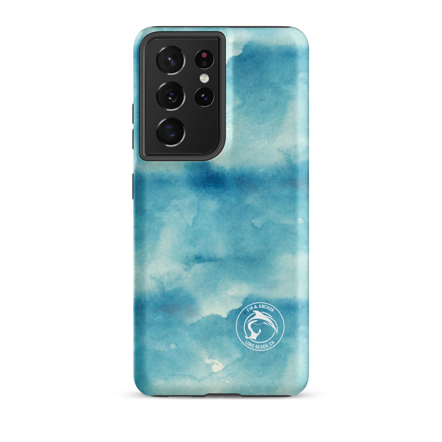 Blue Storm Watercolor Tough Case for Samsung®