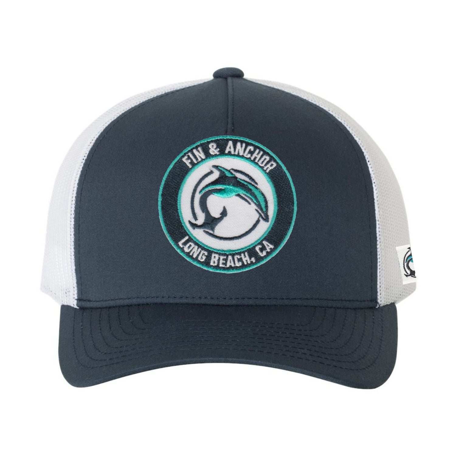 Fin & Anchor Long Beach Patch Retro Trucker Hat
