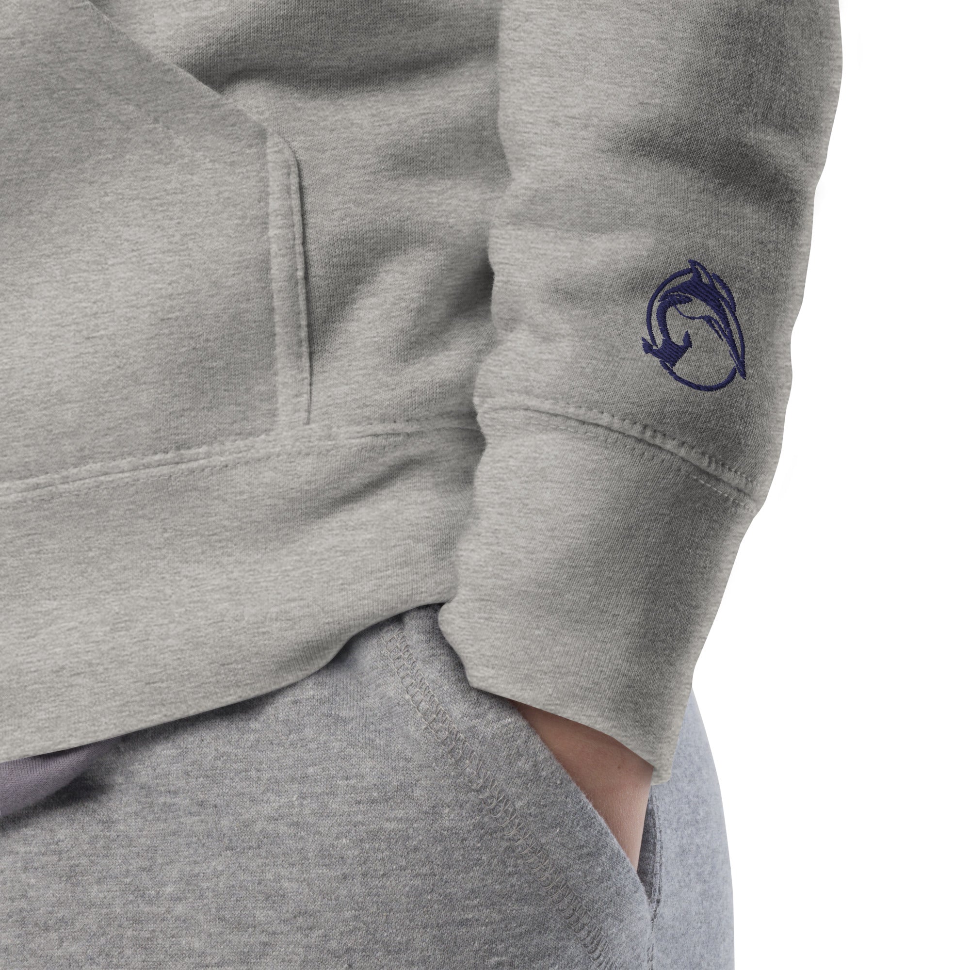 Anchor Down for Docktail Hour Unisex Hoodie | Heather Grey